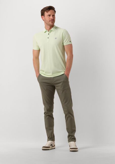 Groene CAST IRON Polo SHORT SLEEVE POLO PIQUE GARMENT DYED - large