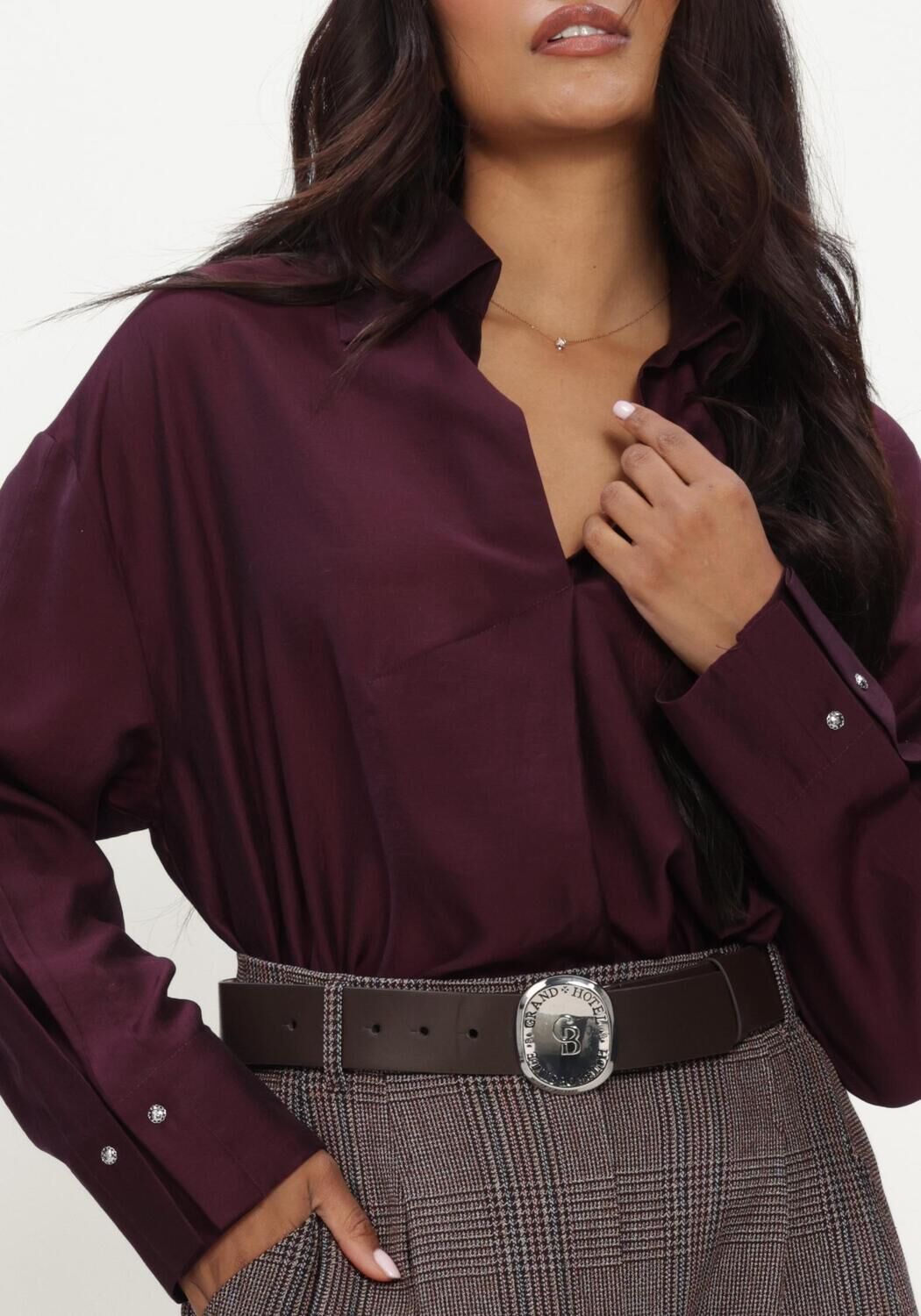 Paarse CAROLINE BISS Blouses 4621 - large
