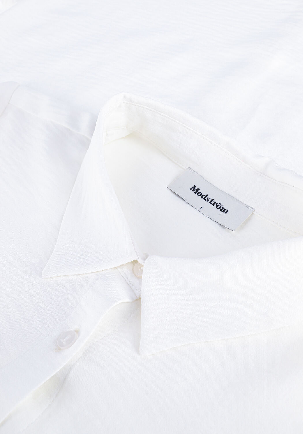 Witte MODSTR&Ouml;M Blouses OSSA SHIRT - large