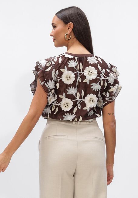 Lichtgrijze AAIKO Tops & T-shirts YAELLA 3D TEN 518 - large