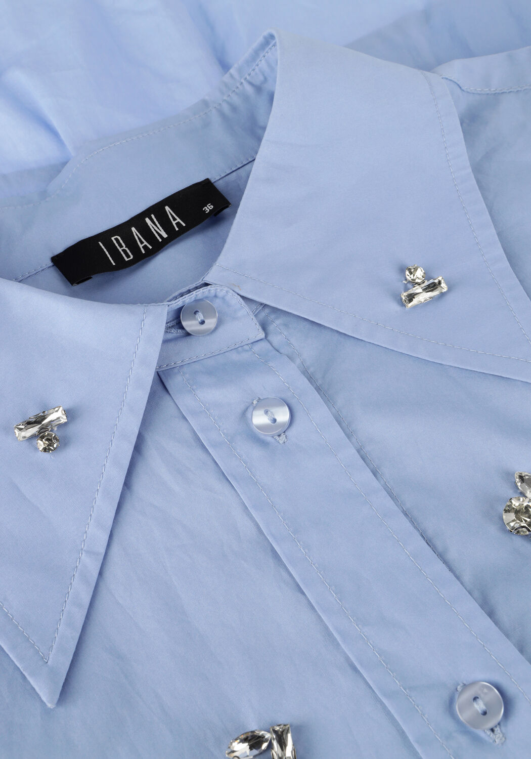 Lichtblauwe IBANA Blouses TIBERIO - large