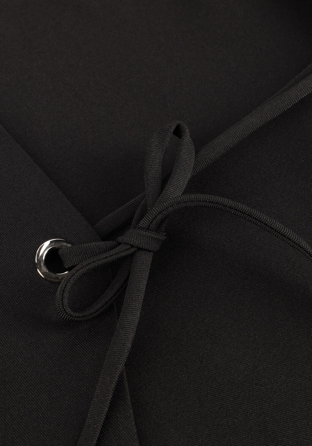 Zwarte NEO NOIR Mini jurk SENDRA EYELET DRESS - large