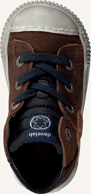 Bruine DEVELAB Hoge sneakers 41683 Bruine DEVELAB Hoge sneakers 41683 - large