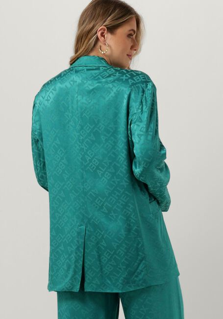 Groene ALIX THE LABEL Blazer LADIES WOVEN OVERSIZED BLAZER TEXT - large