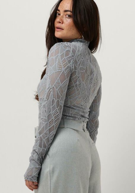 Blauwe GESTUZ Top HILMA ROLLNECK - large