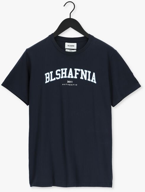 Donkerblauwe BLS HAFNIA T-shirt VARSITY ARCH T-SHIRT - large
