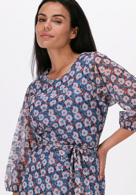 Blauwe JANSEN AMSTERDAM Maxi jurk NANCY - large