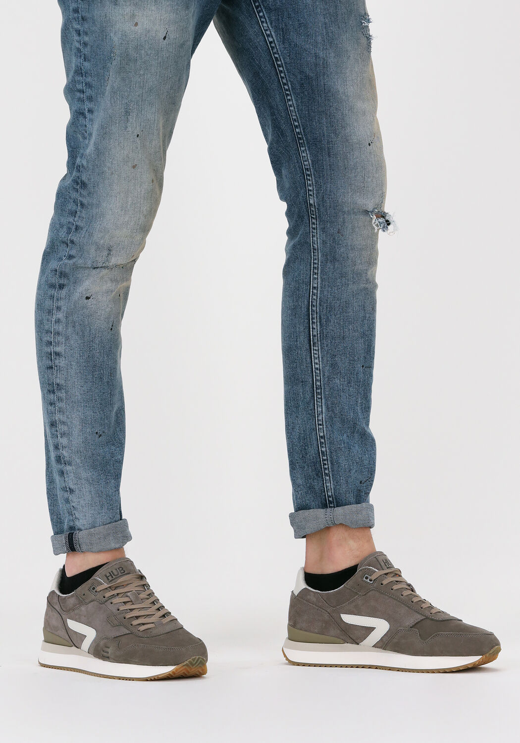 Grijze HUB GAME-Z Lage sneakers | Omoda