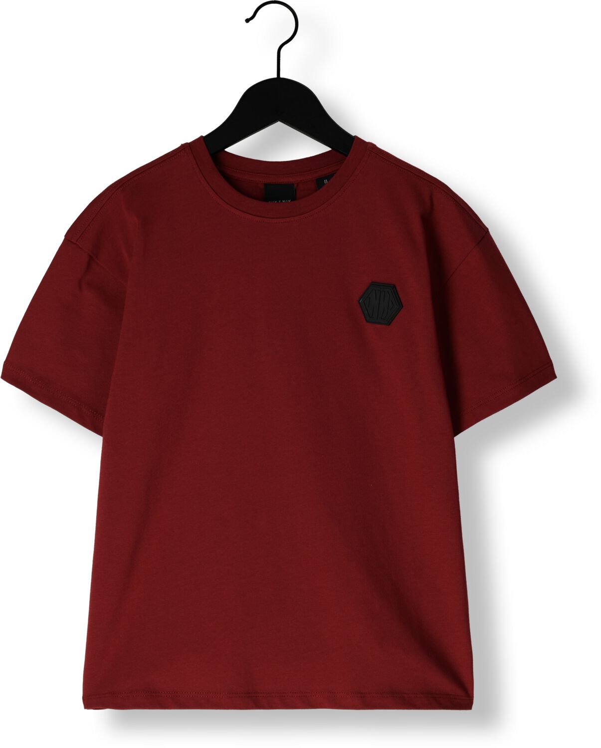 NIK & NIK Jongens Polo's & T-shirts Icon T-shirt Bordeaux