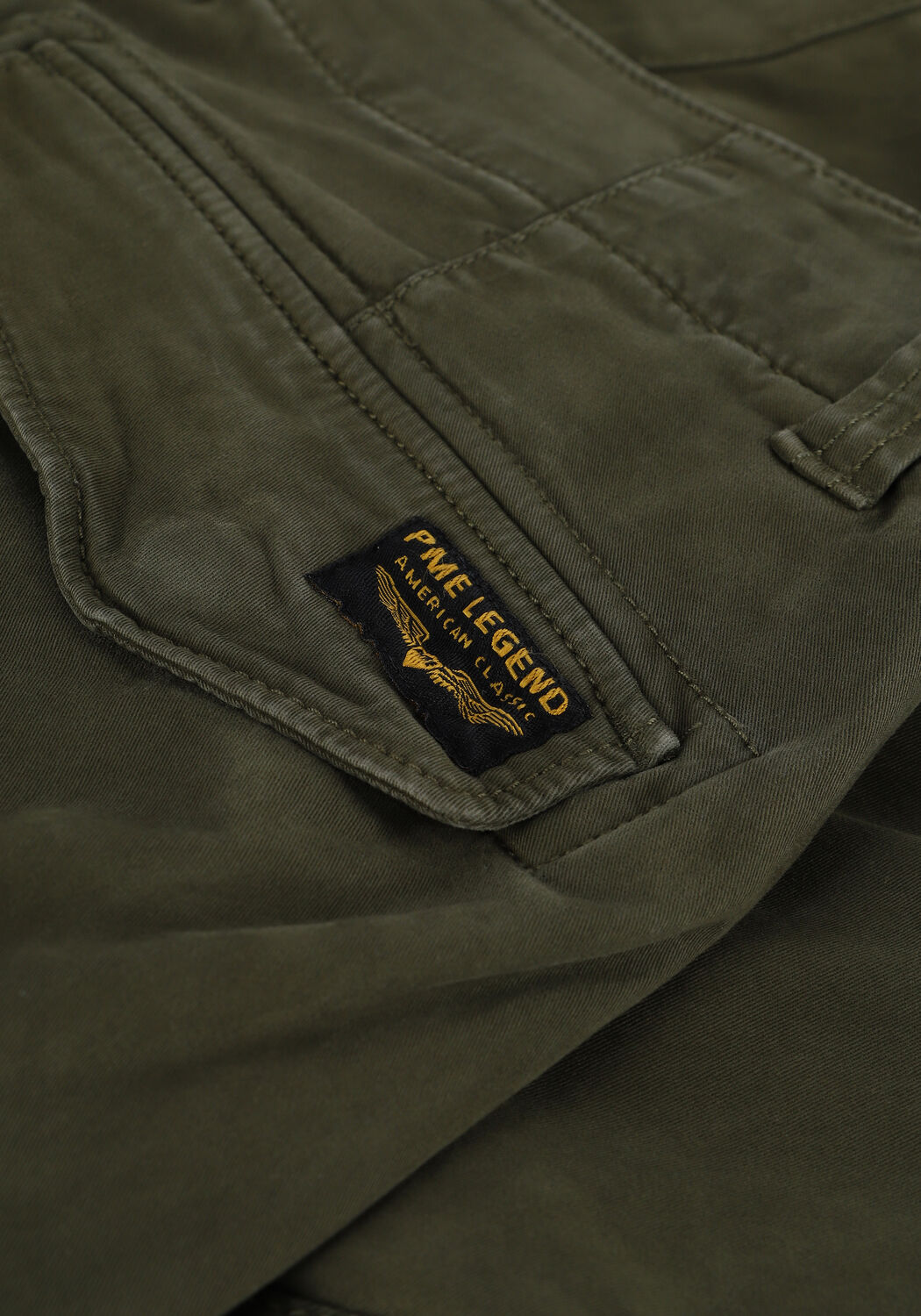 Donkergroene PME LEGEND Cargobroeken CARGO PANTS STRETCH TWILL - large