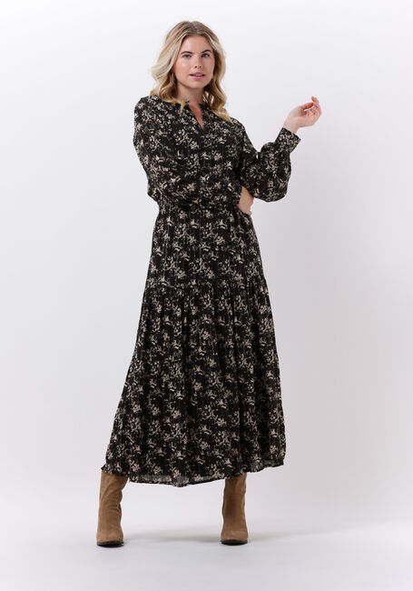 Zwarte SOFIE SCHNOOR Maxi jurk S224290 - large
