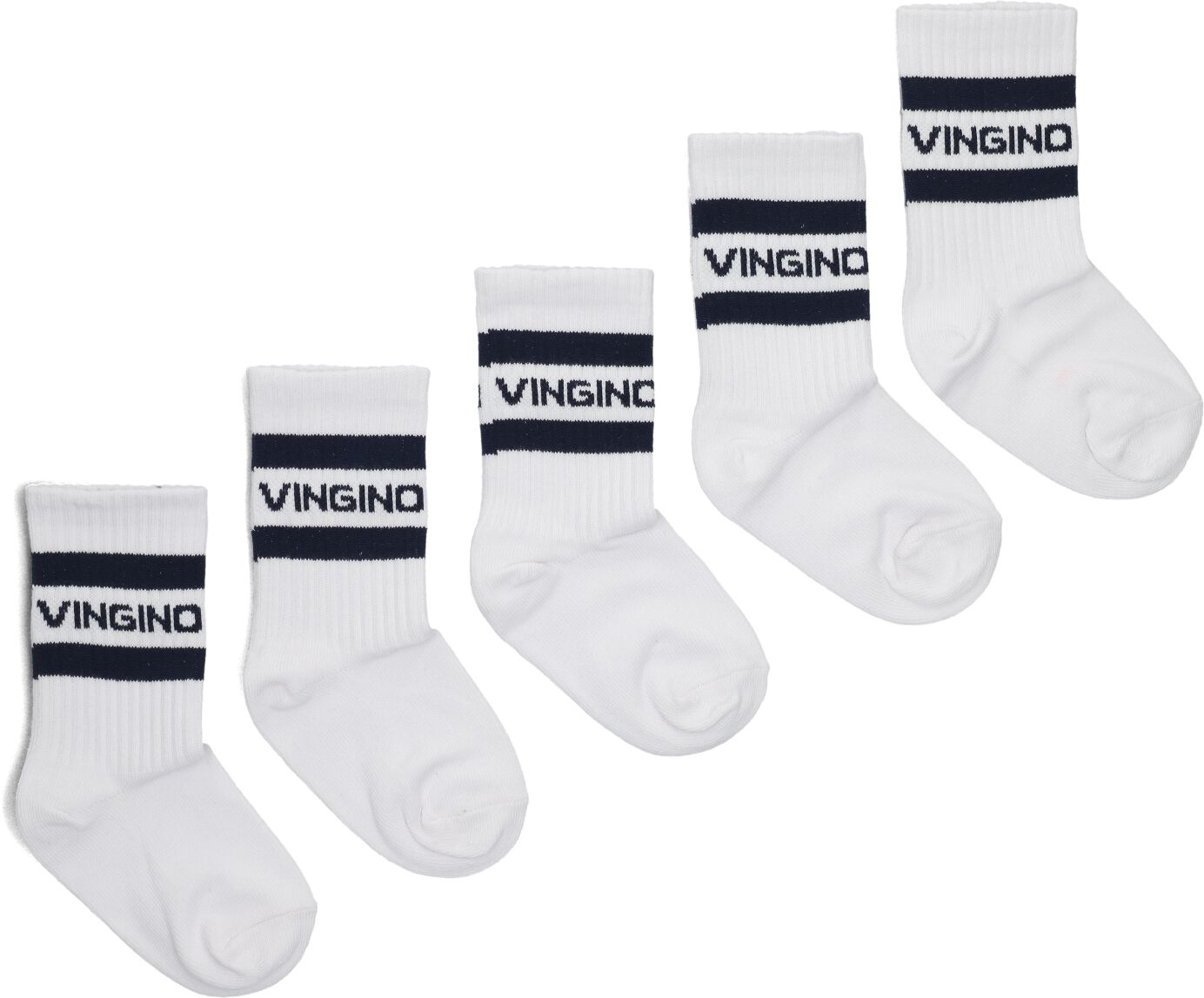VINGINO Meisjes Beenmode Sock 5 Pack Wit