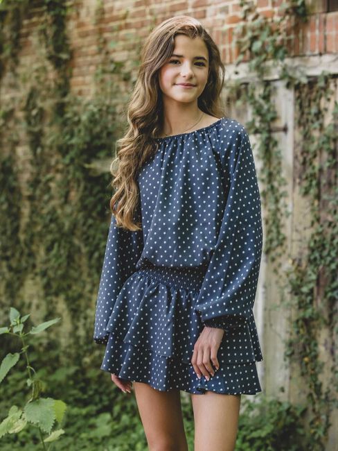 Donkerblauwe LOOXS 10sixteen Blouses 2601-5115 - large