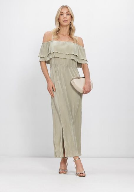 Groene FREEBIRD Jurken JER-PLISSE-26-2 - large