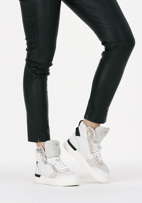 Witte RED-RAG Hoge sneaker 71356 - large