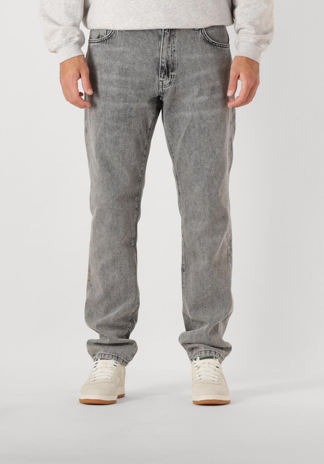 Woodbird Grijze Straight Leg Jeans voor Heren Gray Heren