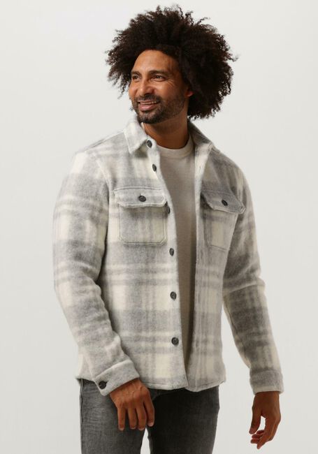 Grijze PROFUOMO Overshirt OVERSHIRT KNIT BOIL WL - large