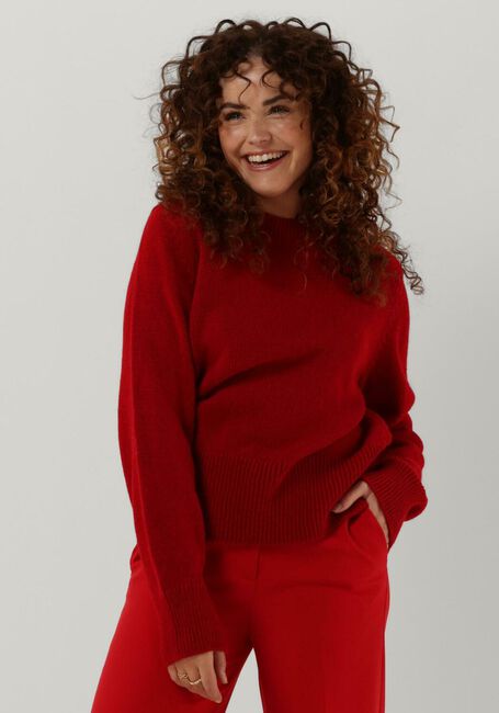 Rode ANOTHER LABEL Trui DEE KNITTED PULL L/S - large