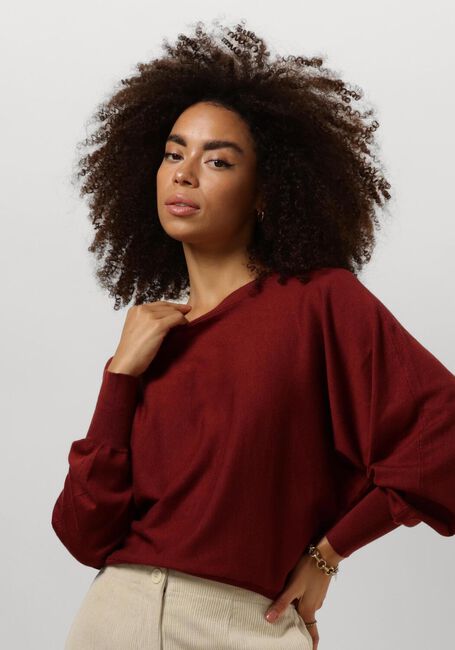 Bruine MINUS Trui DANA BAT SLEEVE KNIT PULLOVER - large
