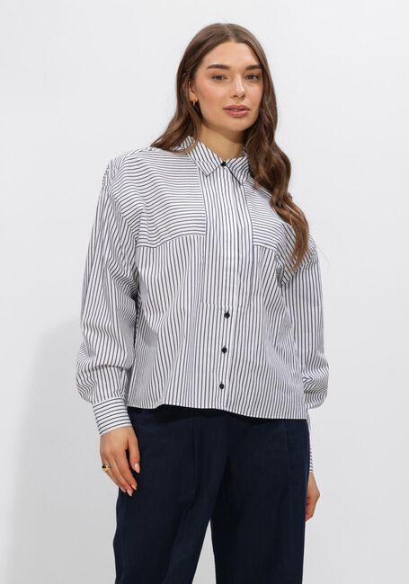 Blauwe ANOTHER LABEL Blouses ALCHERREE SHIRT L/S - large
