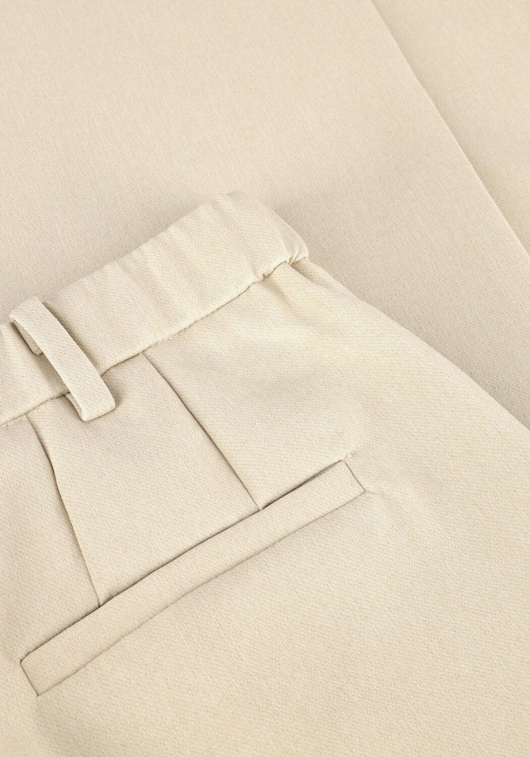 Beige CO'COUTURE Wijde broek NANACC PLEAT LL PANT - large