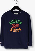 Donkerblauwe SCOTCH & SODA Sweater RELAXED FIT ARTWORK SWEATSHIRT IN ORGANIC COTTON - medium