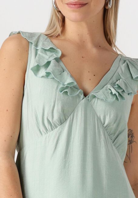 Groene MOVES Maxi jurk LEANNA DRESS 4237 - large
