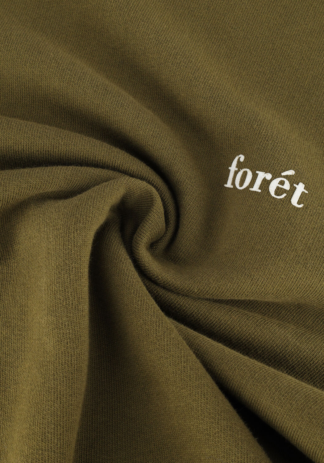 Groene FOR&Eacute;T Trui ASH SWEATSHIRT - large