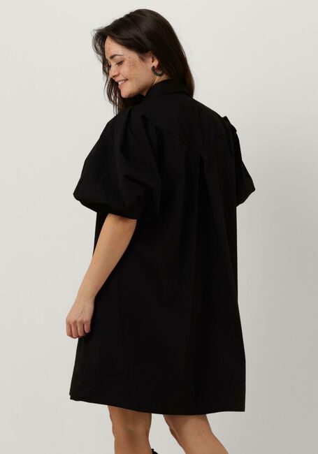 Zwarte EST'SEVEN Mini jurk EST’POPLIN DRESS VIN - large