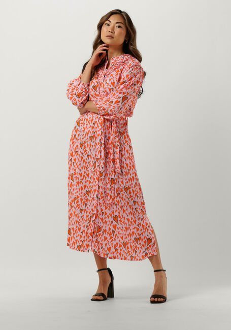 Roze POM AMSTERDAM Midi jurk DRESS STELLA 7249 - large