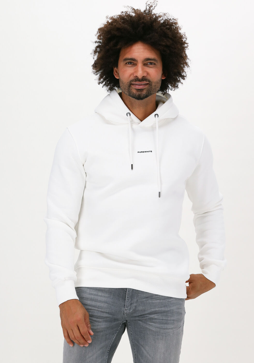 gebroken wit purewhite sweater pure logo hoodie