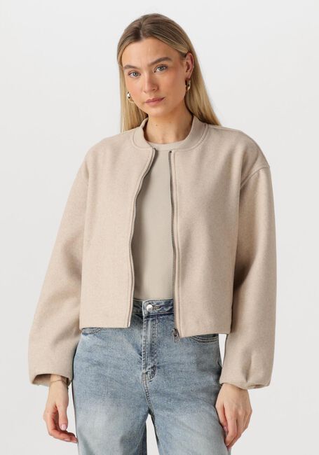 Beige WITHBLACK Jack WBLBRIELLA BOMBER JACKET - large