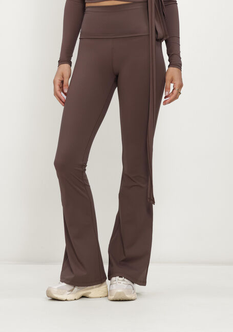 Bruine THE LOLA CLUB Legging BRUNA FLARED LEGGING - large