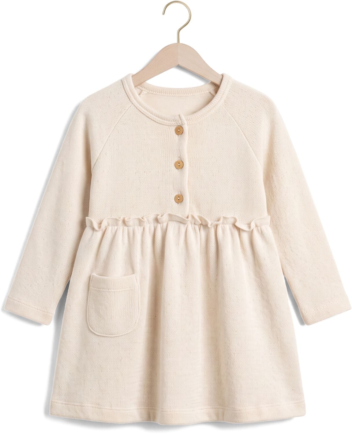 PLAY UP Baby Jurken Jersey Dress Ecru