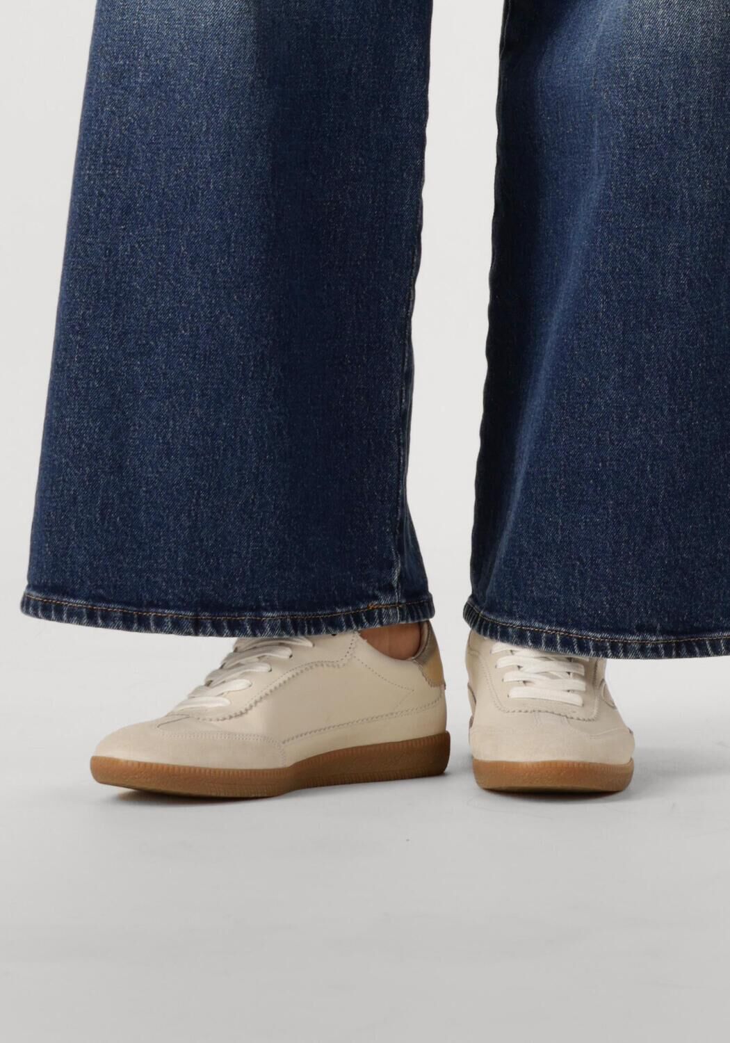 Witte FRED DE LA BRETONIERE Lage sneakers PEARL SIGN - large