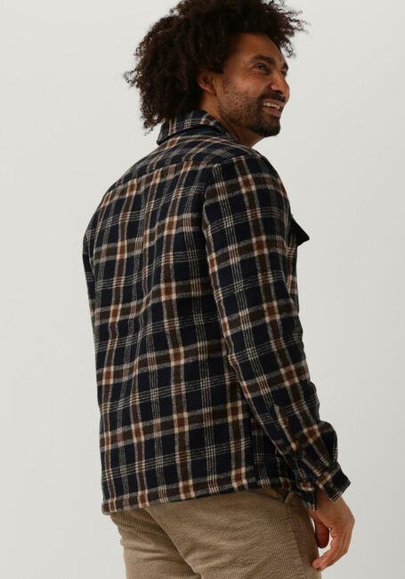 Zwarte ANERKJENDT Overshirt AKLION BOILED WOOL OVERSHIRT - large