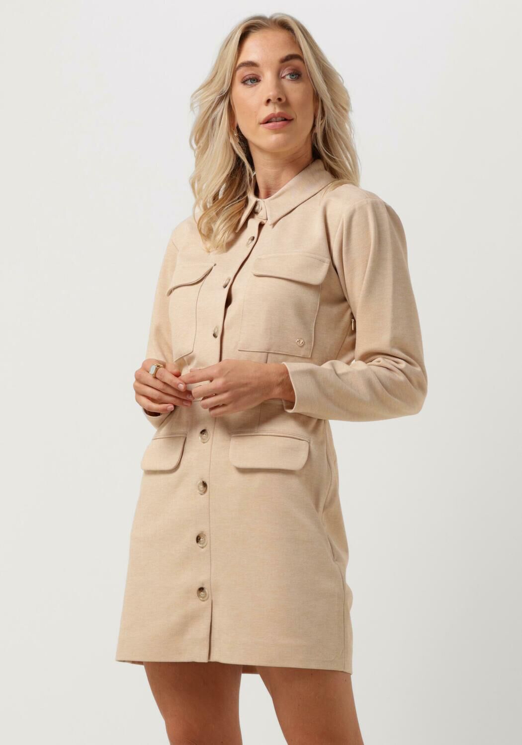 beige josh v mini jurk alita