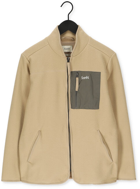 Khaki FORÉT Vest SILENCE FLEECE JACKET - large