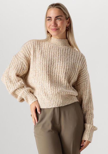 Beige ANOTHER LABEL Trui DYLAN KNITTED PULL - large