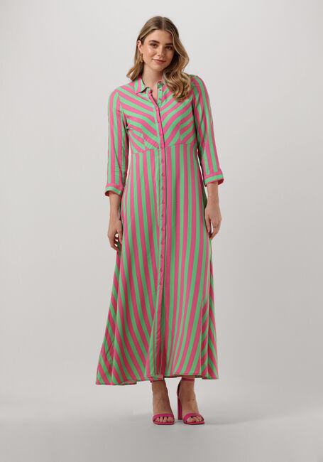 Roze Y.A.S. Maxi jurk YASSAVANNA LONG SHIRT DRESS - large