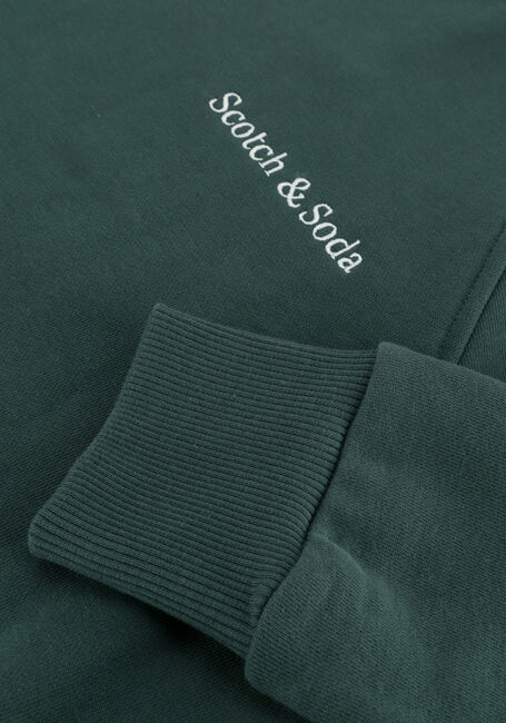 Groene SCOTCH & SODA Sweater FELPA CREWNECK SWEAT IN ORGANI - large