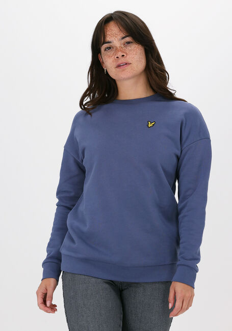 Blauwe LYLE & SCOTT Sweater OVERSIZED SWEATSHIRT - large