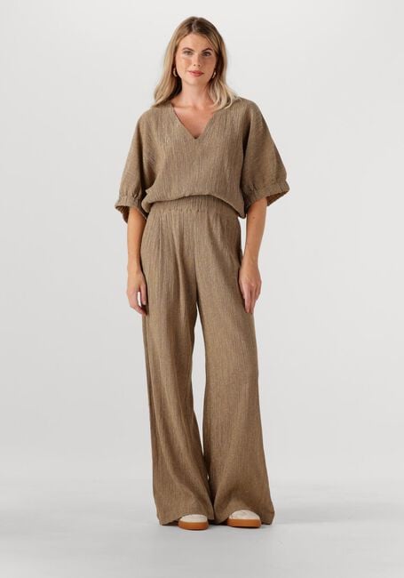Goudkleurig BY-BAR Top MABEL LUREX BLOUSE - large