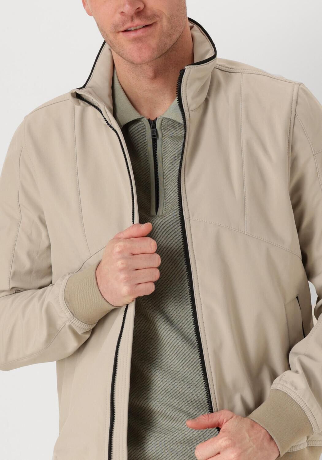 CAST IRON Heren Jassen Bomber Jacket Heatman Summer Soft-shell Zand