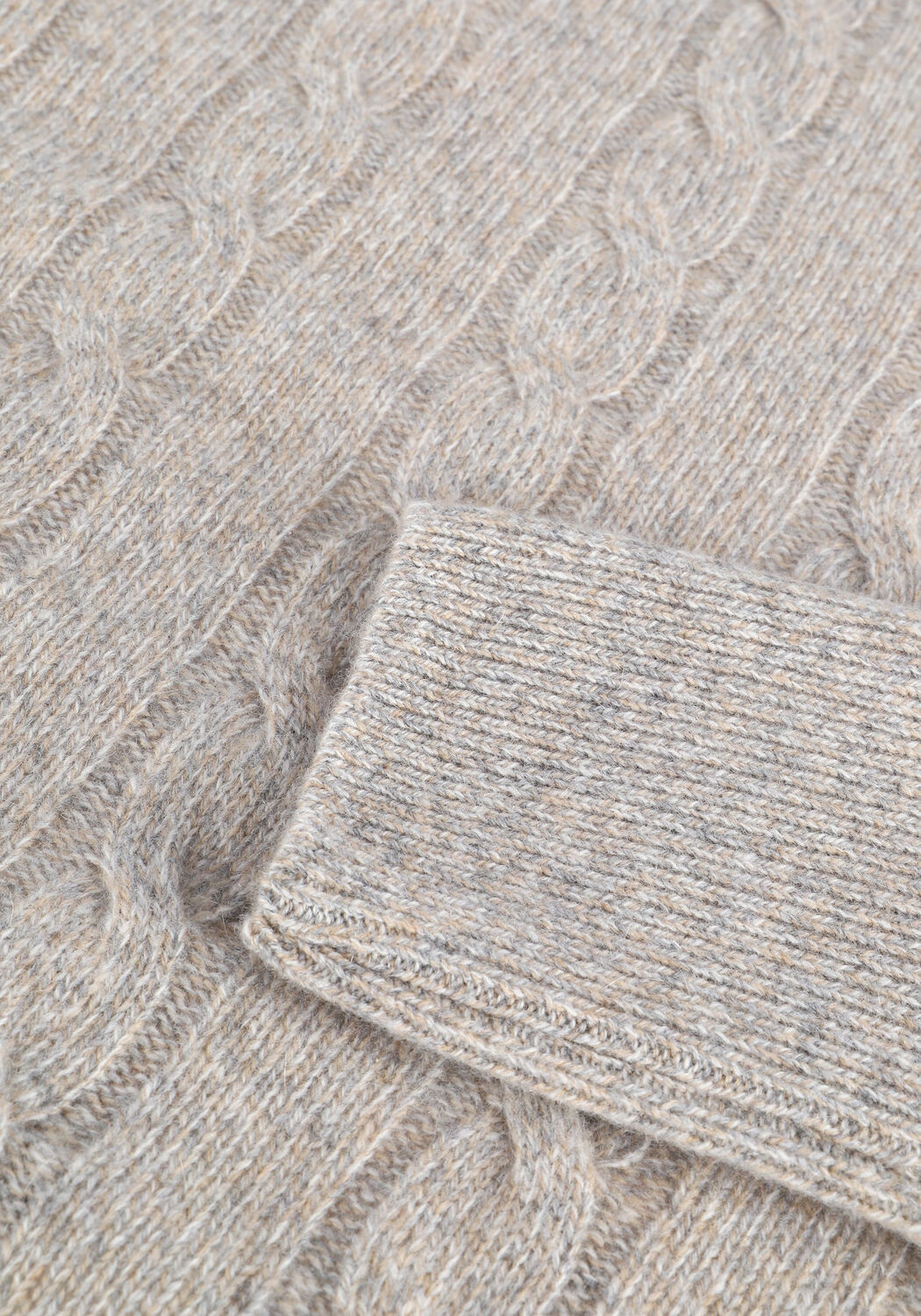 Grijze BELLAMY Trui CHARLOTTE CABLE - large