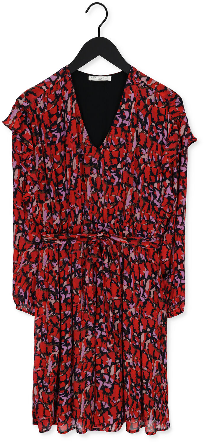 Rode CIRCLE OF TRUST Mini jurk EVIE DRESS - medium