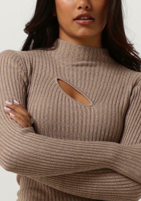 Bruine SECOND FEMALE Tops & T-shirts SANKA KNIT T-NECK - large