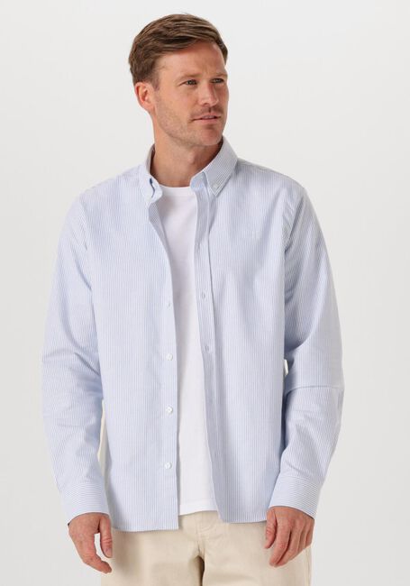 Blauwe LES DEUX Casual overhemd KONRAD OXFORD SHIRT MEN - large