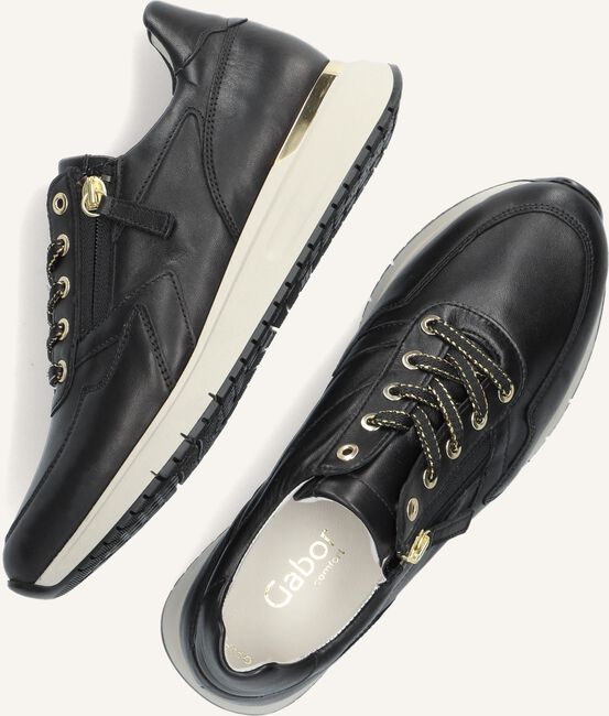 Zwarte GABOR Lage sneakers 448 Zwarte GABOR Lage sneakers 448 - large