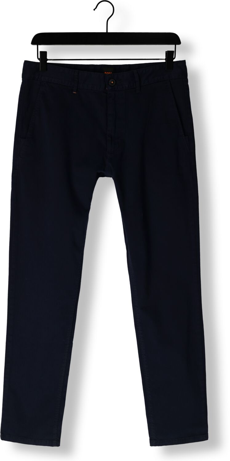 BOSS ORANGE Heren Broeken Chino_slim Donkerblauw